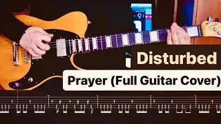Disturbed -  Prayer⎪Full Guitar Cover⎪TAB