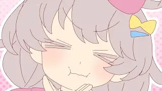 何個でもスイーツを食べる洛天依チャン