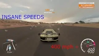 Forza Horizon 3 Insane Speed Glitch over 400 mph !!!