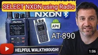 Anytone AT890 Select NXDN using Radio