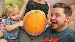 PREGNANT PUMPKIN BELLY!