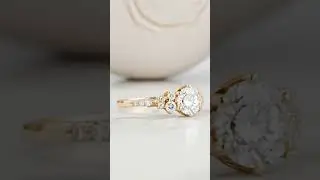 1.300CT Round Cut Engagement Ring #edit #love #film #speaknow #moissanitering #goldring #ring #short