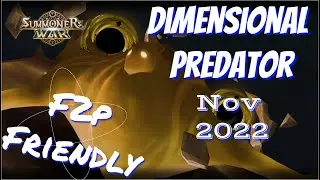 Dimensional Predator November 2022 - Ellunia - Free to play friendly team