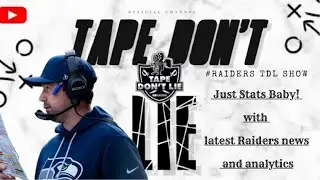 #Raiders TDL show-Kubiak is official!! Just Stats Baby! with latest Raiders news and analytics