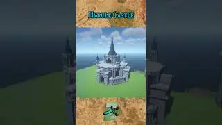 Я построил замок Хайрула из BOTW в Minecraft! #minecraft #zelda #botw #hyrulecastle