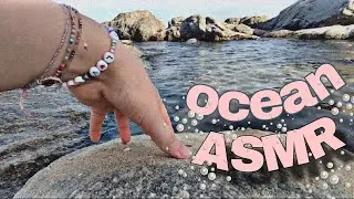 OCEAN ASMR: wave crash trigger, rock scratching & water tapping
