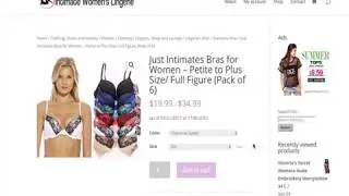 Just Intimates Bras for Women Petite to Plus Size Full Figure Review