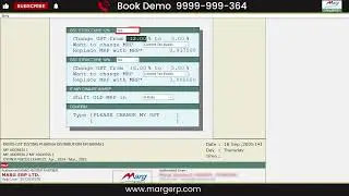 GST 2.0 Update How Change Tax Rates & MRP in Marg ERP Live from 22nd Sept @VajraTechnologySolutions 