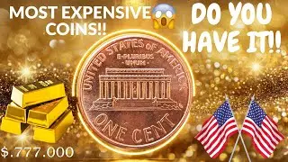 9 Ultra US One Cent Coin's Most Valuable Lincoln pennies worth a lot of money Coins worth pennies!!