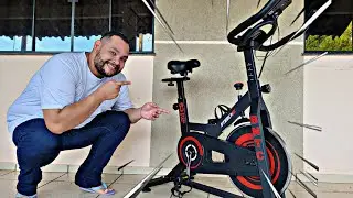 MINHA NOVA BICICLETA SPINNING CHEGOU | Steel Gym M5 SMART