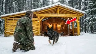 A Veteran and His Dog Built a Cabin Inside a Cabin &mdash; Then the Cold Changed Everything