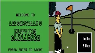 SIMPSON'S Lee Carvallo's Putting Challenge [REAL GAME]