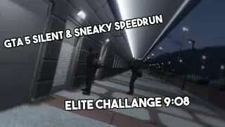 GTA 5 Casino Heist WR Speedrun Silent & Sneaky 9:08 + Elite Challenge