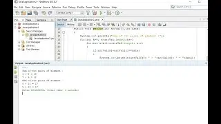 Find Pairs in Array with Given Sum in java