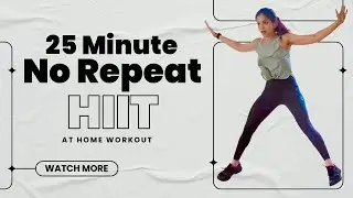 No Repeat HIIT | Full Body & Abs Calorie Blaster (Bodyweight)