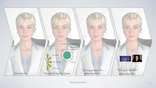 Stress Management Training using Biofeedback guided by Social Agents