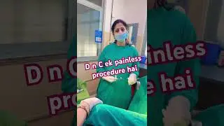 DnC procedure safe aur painless hota hai kyunki yeh anaesthesia ke under kiya jata hai.#infertility
