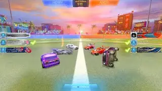 Rocket League 3v3 match. Tournement Part 2: Batman V Superman