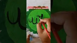 easy Allah drawing#allahcalligraphy #allahdrawing #shortsfeed