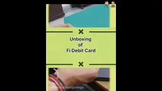 #Fi Debit Card #shorts #shortvideo #bank #unboxing
