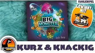 Big Monster Kurz & Knackig Regeln + Rezension inkl. Gewinnspiel mit www.spieletastisch.de