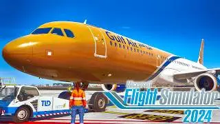 ✈️ Middle East Short Haul INTENSE Approach! A321 Gulf Air Bahrain&ndash;Riyadh | FS2024 4K
