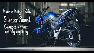 how to change Runner Knight Rider silencer sound