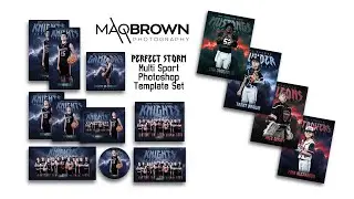 PERFECT STORM - Multi-Sport Photoshop Template Tutorial