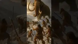 🥶How Humans Survived ICE AGE? #shorts #shortsfeed #ytshorts #trendingshorts #iceage #facts #mammoth