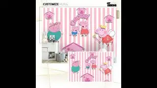 Peppa Pig | 3d Customize Wallpaper for Kids | 8512000888