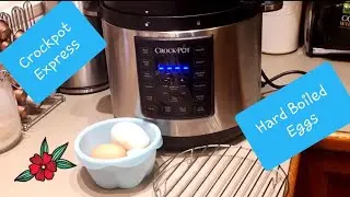 Crockpot Express perfect hard boiled eggs EASY