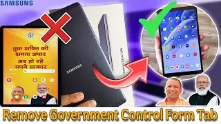 Remove government control form Samsung Tab A9 remove restrictions from government tablet permanently