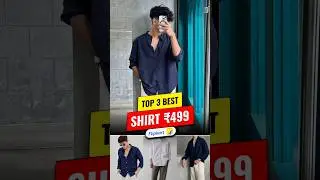 ✅ Best Shirts for Men Under 300/500 | Flipkart Haul (Honest Review) #Shorts
