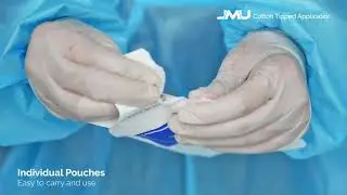 JMU Disposable Cotton Swab Tipped Applicator 3