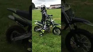 110 stomp semi automatic pit bike