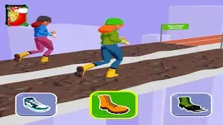 SHOE RACE GAME MAX LEVEL GAMEPLAY All LEVELS IOS ANDROID NEW GAME