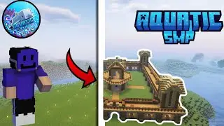 Am construit CEL MAI MARE CASTEL de pe aquatic smp! Ep.2?
