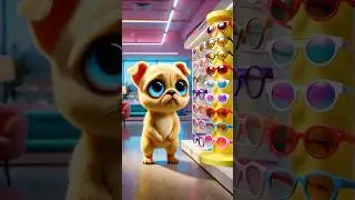 Cute Dog's Shopping Trip for Glasses! 👓🐶 Family Dance Party Ensues! #FrenchBulldog #CuteDog #cute