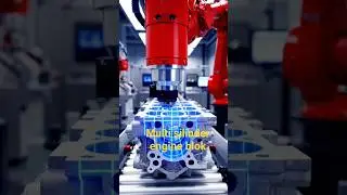 Engine block making and chaking #shortvideo #automobile #short #tools