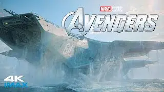 Helicarrier Take-Off Scene | The Avengers (2012) 4k IMAX Clip
