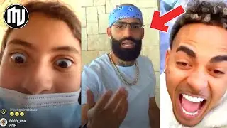 ¡Hija de Arcangel le juega BROMA PESADA a su padre frente a todos 😂! | ¡Ozuna en RD!