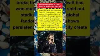 Taylor Swift: From Rejection to Global Icon 🎤 #taylorswift #swifties #popstar #fearless #inspiration