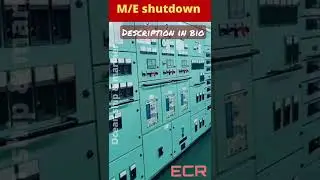 How to shutdown ship's🚢 main engine? #shorts #shortvideo