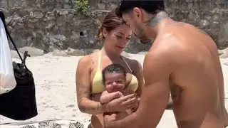 PRIMEIRA VEZ DO THALES NA PRAIA
