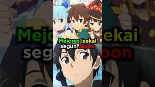 TOP 10 MEJORES ANIMES ISEKAI SEG&Uacute;N JAP&Oacute;N 🧐#noticiasanime #Anime #otaku #noticiasjapon #isekai #top