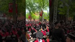 Graduation Protest at Harvard University, Cambridge, USA &mdash; May 23, 2025