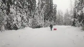 Driving around Pelly Crossing, Yukon