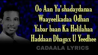 Cabdi Tahliil Warsame Heestii Yax-yax  iyo Xishood | Best Lyrics