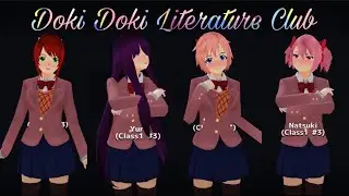 Doki Doki Literature Club in School Girls Simulator