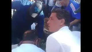 تشيع جثمان الفنان الشعبي لطفي جرمانة